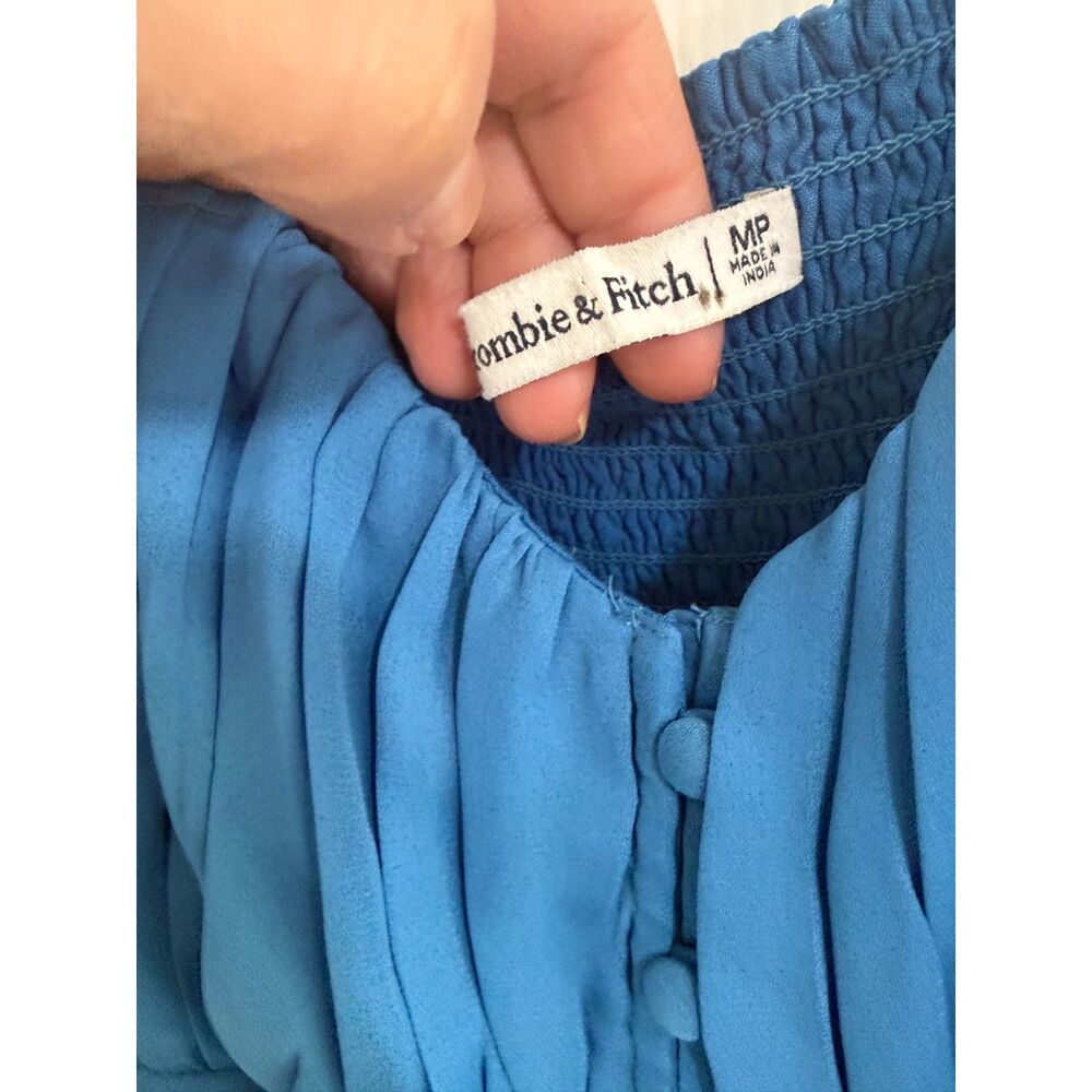 Abercrombie & Fitch Blue Midi Dress - Picture 13 of 13